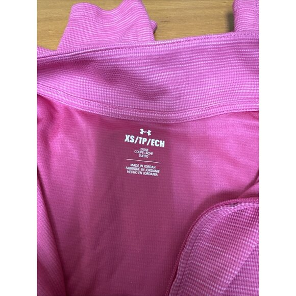 Under Armour Women's Tech Quarter Zip Pink, XS - Picture 4 of 4